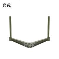 兵戎 靶板 胸环靶板射击半身靶板身形靶 方形靶板训练靶板射击训练靶牌 头靶板军训器材 靶架1个