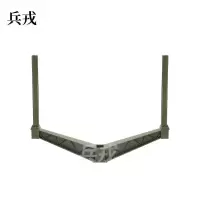 兵戎 靶板 胸环靶板射击半身靶板身形靶 方形靶板训练靶板射击训练靶牌 头靶板军训器材 靶架1个