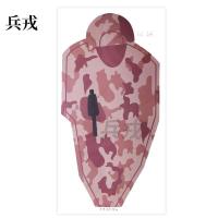 兵戎 靶纸 战用训练用靶纸胸环靶半身靶纸物资射击打靶器材打靶用品 荒漠身靶纸100张