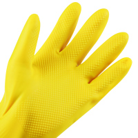塑胶手套黄色(加长.耐磨耐用) 两双装