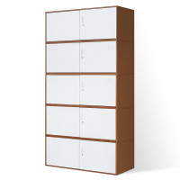 洛克菲勒钢制铁皮文件柜档案柜凭证柜5节