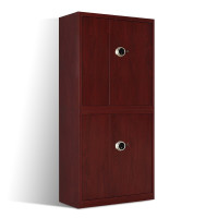 洛克菲勒办公文件保密柜钢制加厚抽屉电子指纹锁高1.9米