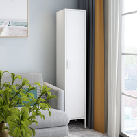 洛克菲勒夹缝收纳柜边角柜整理柜白色铁开门