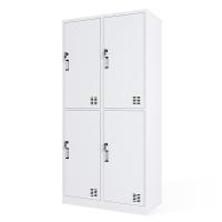 洛克菲勒四门更衣柜铁皮柜储物柜员工柜鞋柜定制款
