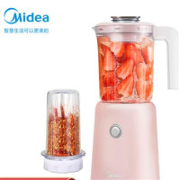 美的(Midea)WBL25B26磨粉机研磨机家用智能料理机易清洗双杯榨汁机搅拌机豆浆机辅食机