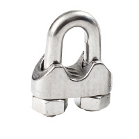 锁扣 304不锈钢钢丝绳夹头u型卡头锁扣卡扣紧固重型5mm