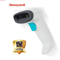 霍尼韦尔(Honeywell)扫描枪 一维影像开票扫码枪 可扫电子屏幕 快递商超收银高密条码扫描器 白色 HH350