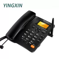 盈信 插卡电话机无线固话座机录音移动电话 移动(GSM)录音版 黑色