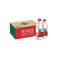 农夫山泉天然饮用水380ML*24瓶/箱泡茶会议商务小瓶水整箱（三箱起拍）