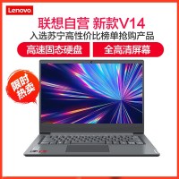 联想(Lenovo) 扬天V14 14英寸英特尔高性能轻薄笔记本电脑 (Intel 双核 N4020 4G 256G 星空灰) 家用影音 商务办公 企业采购 网课学习 轻薄本