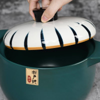 CODA 4.2L墨绿色 D2017濑户烧砂锅 单个装