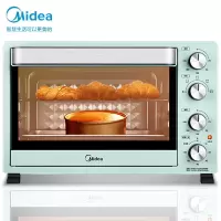 美的(Midea)家用多功能电烤箱35L 上下独立控温 便捷旋控 旋转烧烤 PT35A0