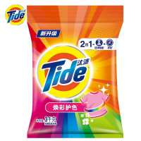 汰渍Tide焕彩护色洗衣粉3kg/袋去渍又亮彩