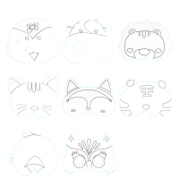 企业专享 DIY-手绘面具 起订量100