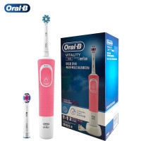 欧乐B D100电动牙刷 学生挚爱声波震动(含刷头*2)樱花粉 单位:套