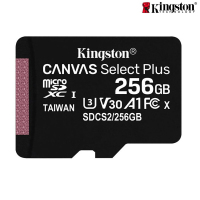 金士顿 SDCS2-256GB TF存储卡 读速100MB/s