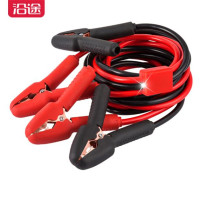 沿途 N08电瓶搭线汽车电瓶搭火线4米电压保护器+提示灯搭电线连接打火线过江龙应急救援启动电源对火线