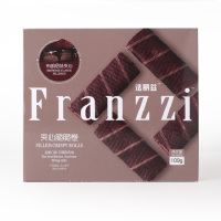 法丽兹(franzzi) 布朗尼味夹心脆脆卷 100g*8
