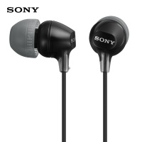 索尼（SONY） MDR-EX15LP 入耳式耳机 重低音手机通用 黑色 单位：个