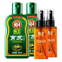 霸王防脱发洗发套装生姜汁控油(洗发液200ml*2+营养液55ml*2)