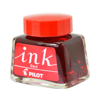 百乐（PILOT）非碳素墨水 INK-30-R 钢笔水 不堵笔 30ml/瓶 红色（1瓶装）