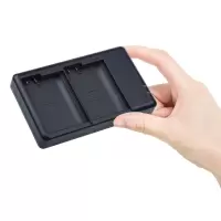沣标双充FB-EL15两槽充电器for尼康D800 D600D7000D7100D850移动双充槽充电器