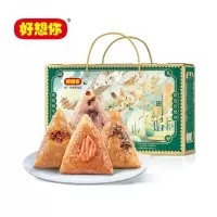 好想你 粽子礼盒1kg 红枣甜枣粽子嘉兴手工鲜肉粽子端午节礼品盒