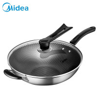 美的(Midea) MP-CJ32Wok501 锅具 炒锅 电磁炉燃气灶通用