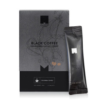 马来西亚进口麦隆冻干速溶黑咖啡2盒+拿铁2盒