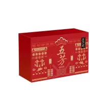五芳斋 缤纷五芳粽子礼盒 JW0079 1900g 12粽+咸鸭蛋+绿豆糕(单位:盒)