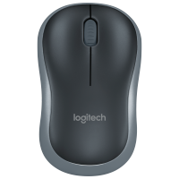 罗技(Logitech) M186 无线鼠标 灰色
