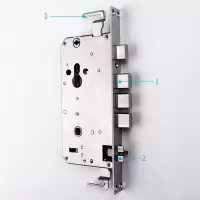防盗锁不锈钢防盗门锁45-55mm右内(JT)