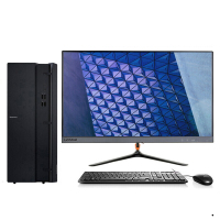 联想(Lenovo)擎天T510A 英特尔酷睿i5 (i5-10400 8G 1T WIFI 蓝牙) 23英寸显示器 商务办公学习个人家用企业采购台式机电脑