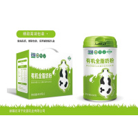 花园 有机全脂奶粉 800g/罐