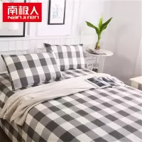 南极人床单老粗布床单三件套230*250cm