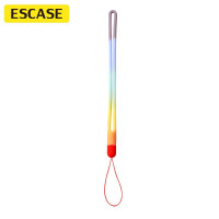 ESCASE 手机挂绳相机硅胶手腕绳钱包钥匙证件挂饰苹果15promax华为mate60pro手机ES-XS4彩虹色