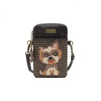 新款chala小包包女包秋冬小清新2020新款森系少女迷你复古斜挎手机包约克夏狗