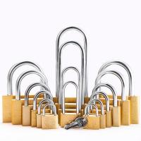 定制款铜挂锁尺寸:40mm,材质:全铜锁体,合金锁梁;钥匙不通开(一把装)可定制