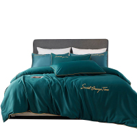 啄木鸟 轻奢60支长绒棉绣花四件套-凡尔赛 ZT-0051