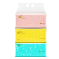 清风 清风 抽纸抽取式面巾纸200抽2层3包/提 婴儿家用卫生纸餐巾纸纸巾