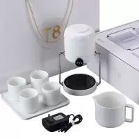 苏宁宜品 自动茶具家用泡茶器套装轻奢功夫茶具陶瓷恒温盘送礼高档