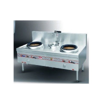 御丰20款粤式塘砖炒灶1000双炒单温炒灶 330加重灶圈 组合砖炉膛 宇丰铸铁炉头 1800*1000*800