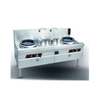 御丰静之音双炒单温炒灶 三寸静音炉头,双层铸铁炉膛 电子打火 1500*900*800