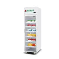 齐牛 商用医药药品柜 单门400升 铝合金门药房药品展示柜 LC-J-YG01