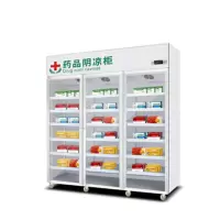 齐牛 商用医药药品柜 三门1200升 铝合金门药房药品展示柜 LC-J-YG01