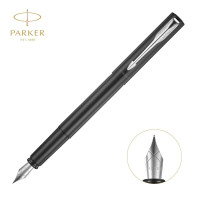 派克(PARKER) 威雅XL纯黑白夹墨水笔 钢笔