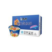 康师傅方便面开心桶鲜虾鱼板面12桶