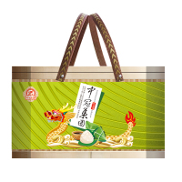 中冠 端午粽子礼盒 节节高粽 提篮 1420g