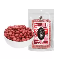 塞翁福 红皮花生400g 五谷杂粮去壳红皮生花生真空包装