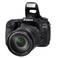 佳 能EOS 80D 单反相机 18-135